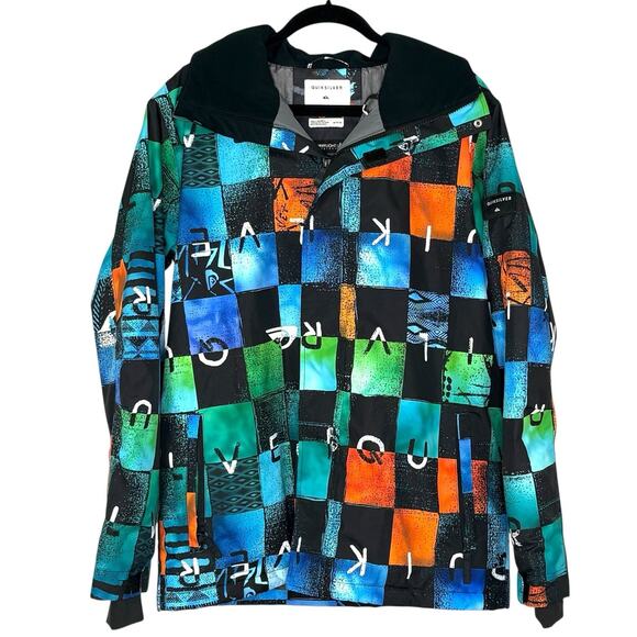Quiksilver Men's Multicolor Ski Winter Jacket Dry Flight Size M - Picture 1 of 7